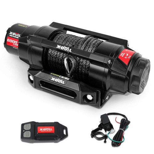 Bull 6000lb electric winch - x-bull,