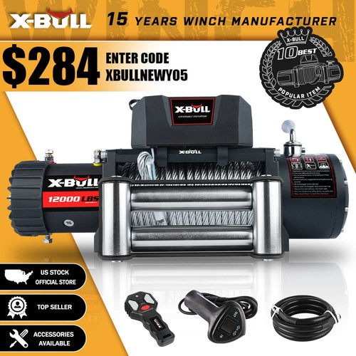 Bull 12k winch - x-bull, electric